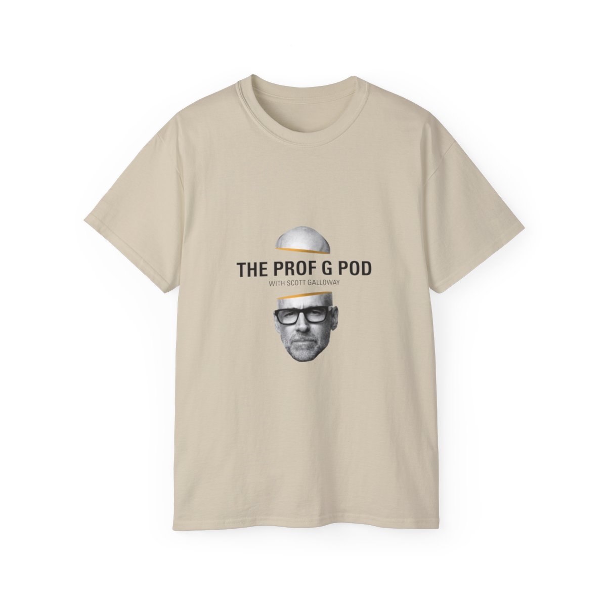 The Prof G Pod tee | Scott Galloway podcast shirt - alternate angle 1, merchandise