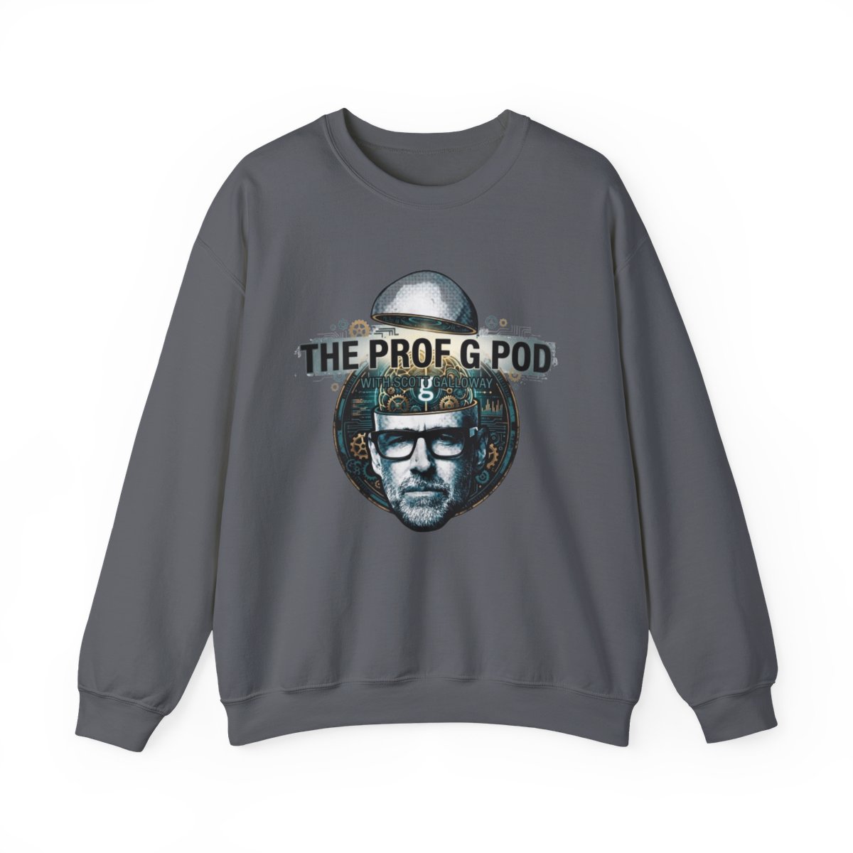 The Prof G Pod Sweatshirt | Podcast Logo Crewneck - alternate angle 2, merchandise