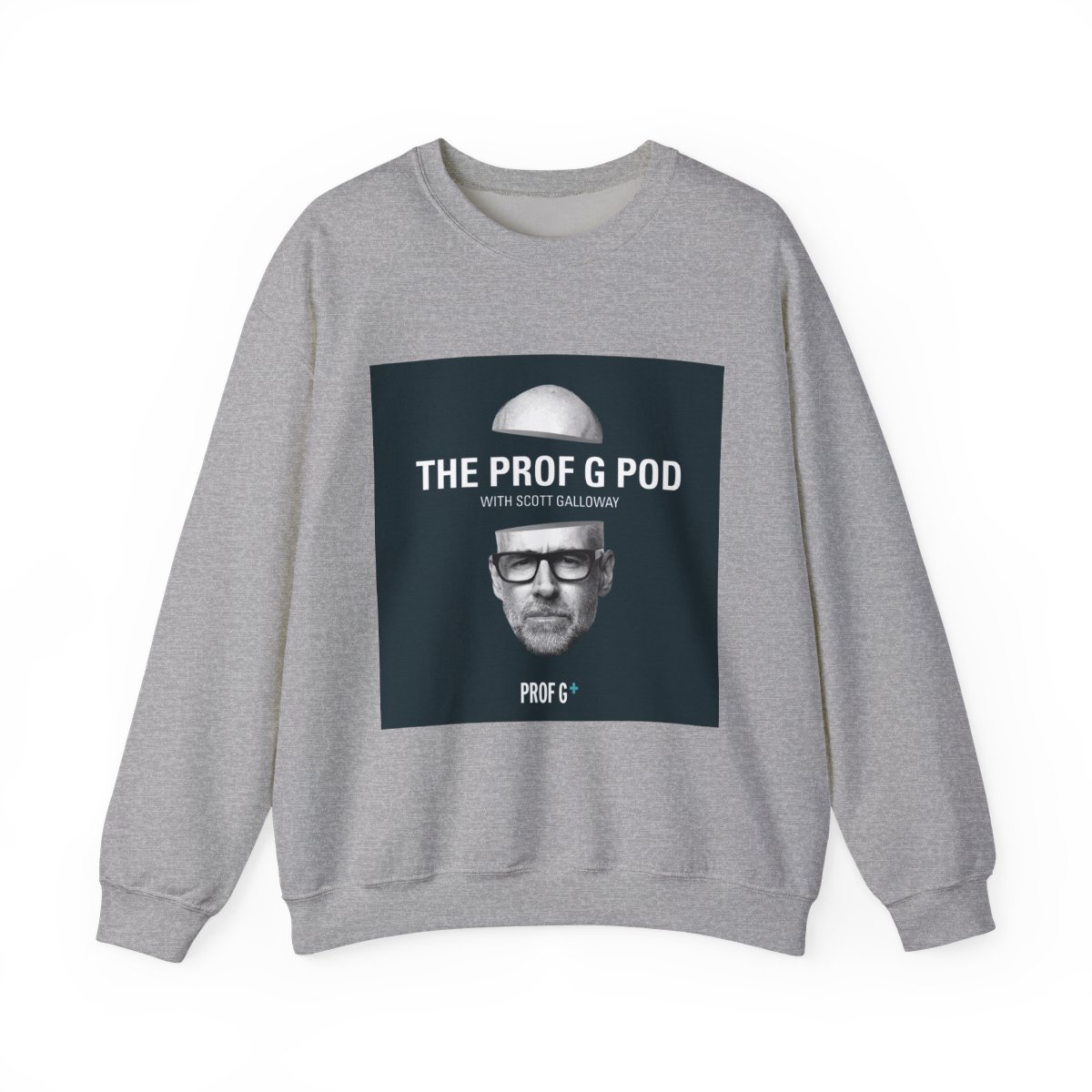 Blue Edition Crewneck Prof G Pod - alternate angle 2, merchandise